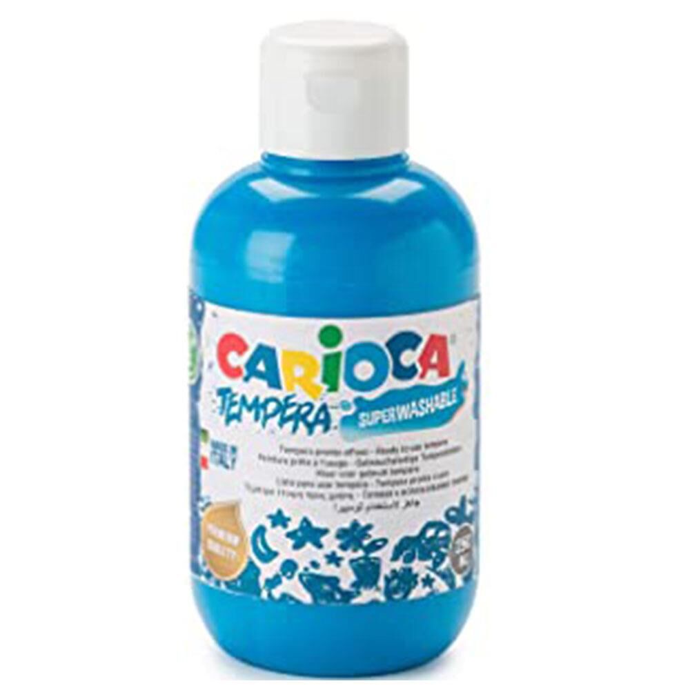 Carioca Süper Yıkanabilir Parmak Boya 250ml - Mavi