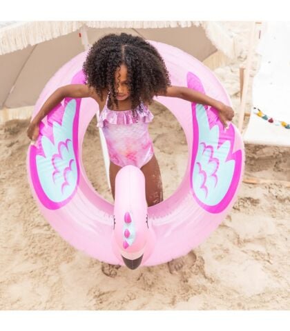 Swim Essentials Pink Flamingo Yüzme Simidi 95cm