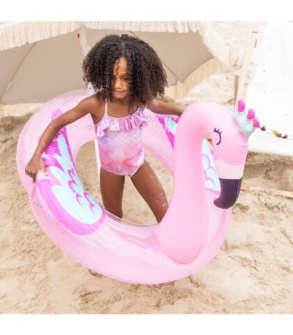 Swim Essentials Pink Flamingo Yüzme Simidi 95cm