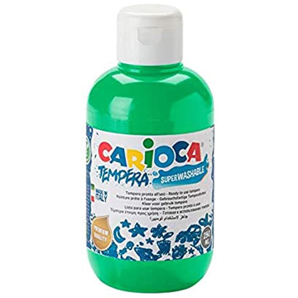 Carioca Süper Yıkanabilir Parmak Boya 250ml - Koyu Yeşil