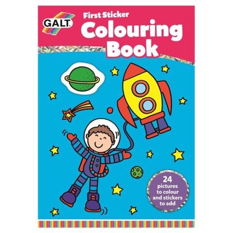 Galt First Sticker Colouring Book 3+ İlk Çıkartma Boyama Kitabı