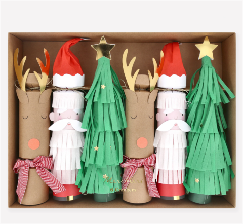 Meri Meri - Noel Baba Sürpriz Toplar - 6 Adet