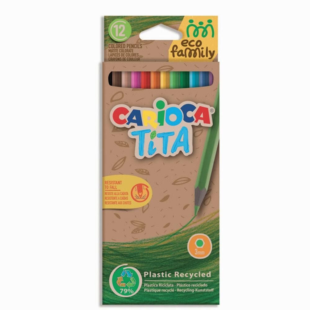 Carioca Eco Family Tita Kuru Boya Kalemi Seti 12'li