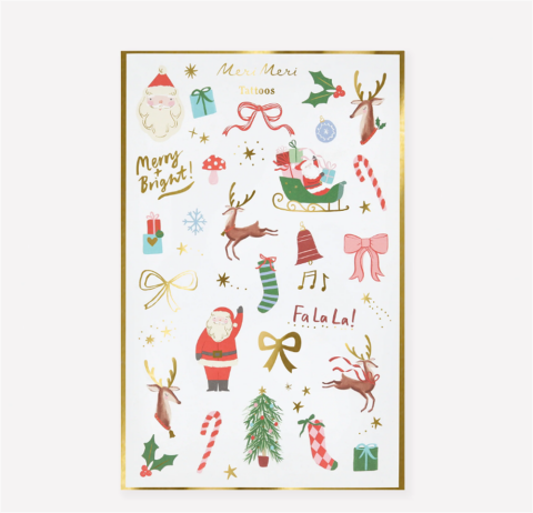 Meri Meri - Christmas Mix Geçici Dövmeler