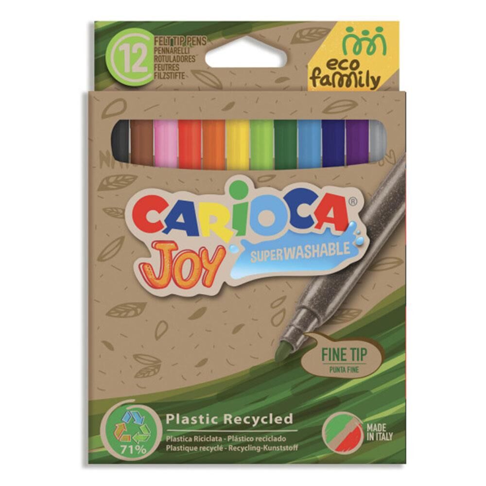 Carioca Eco Family Joy Superwashable Keçeli Kalem Seti 12'li