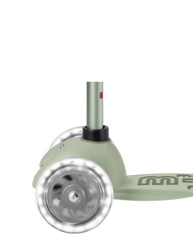 Micro - Mini 6 in 1 Deluxe Rock and Go LED Scooter - Olive Sage