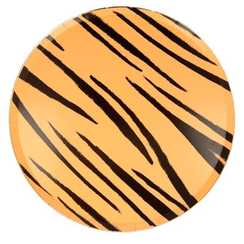Meri Meri - Safari Plates - Safari Tabak - L - 8'Li
