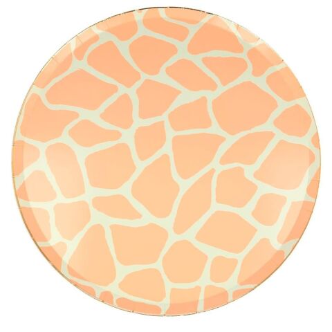 Meri Meri - Safari Plates - Safari Tabak - L - 8'Li