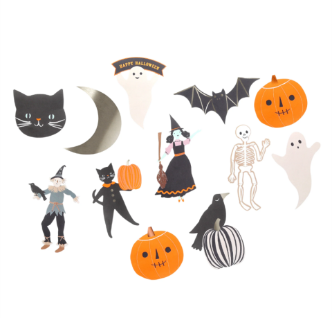 Meri Meri - Die-Cut Halloween Sticker - 25 Adet
