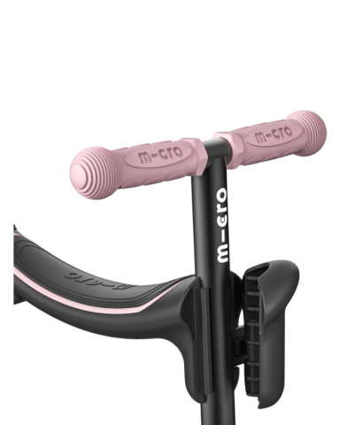 Micro - Mini 6 in 1 Deluxe Rock and Go LED Scooter - Dusty Rose