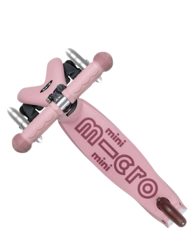 Micro - Mini 6 in 1 Deluxe Rock and Go LED Scooter - Dusty Rose