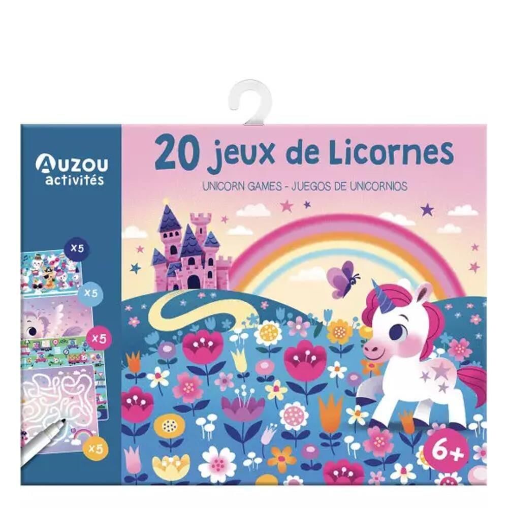 Auzou Toys - 20 Games - Unicorns