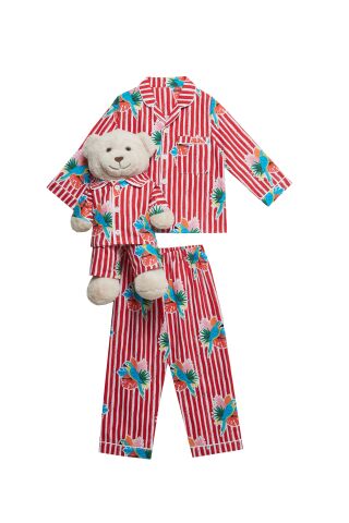 Luna Mia Pappagallo Uyku Arkadaşlı Pijama Seti