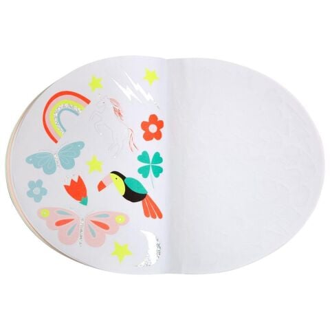 Meri Meri - Rainbow Sticker & Sketchbook - Gökkuşağı Çıkartma Kitabı