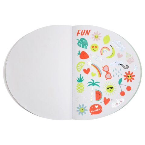 Meri Meri - Rainbow Sticker & Sketchbook - Gökkuşağı Çıkartma Kitabı