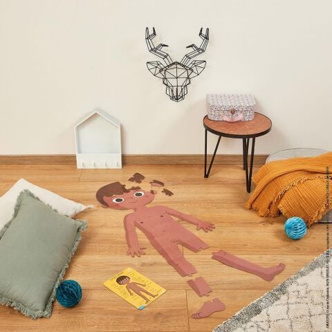 Janod Öğretici Puzzle - İnsan Vücudu 4'lü Set / Human Body
