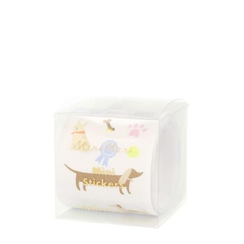 Meri Meri - Mini Dog Party Stickers - Mini Köpek Rulo Çıkartma