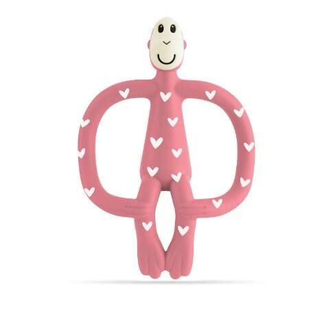 Matchstick Monkey Silikon Diş Kaşıyıcı - Monkey (Heart)