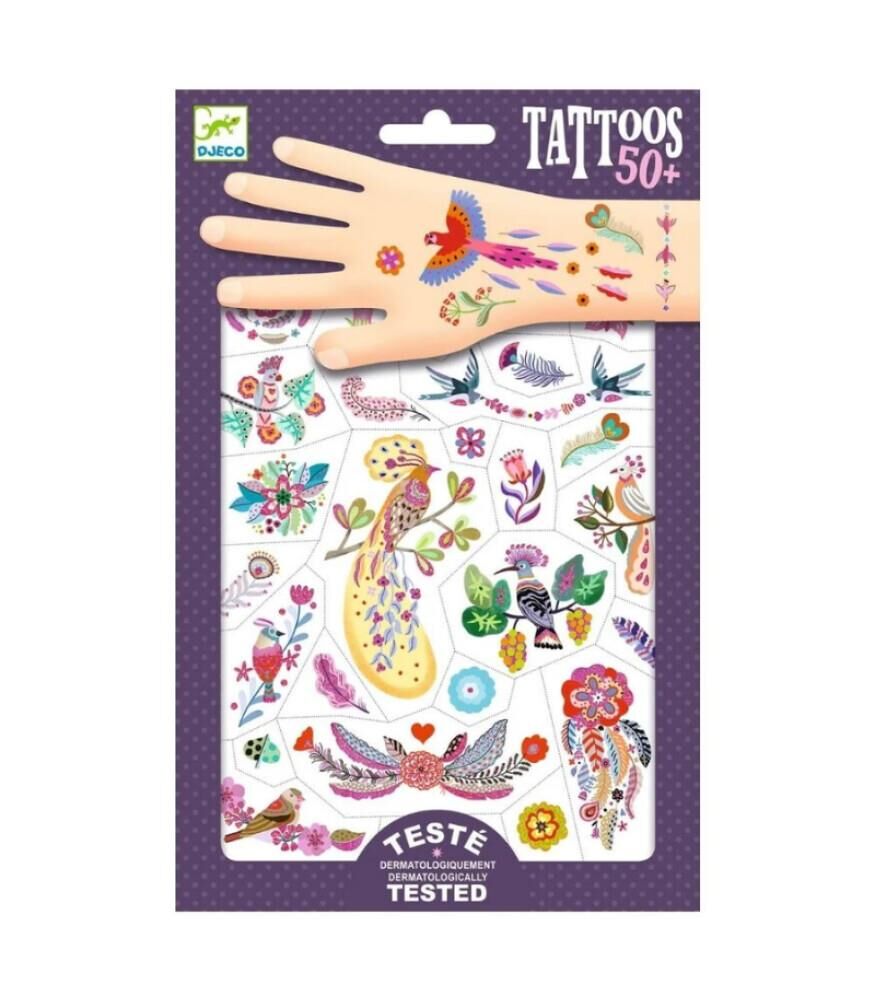 Djeco Dövme - Bright Birds