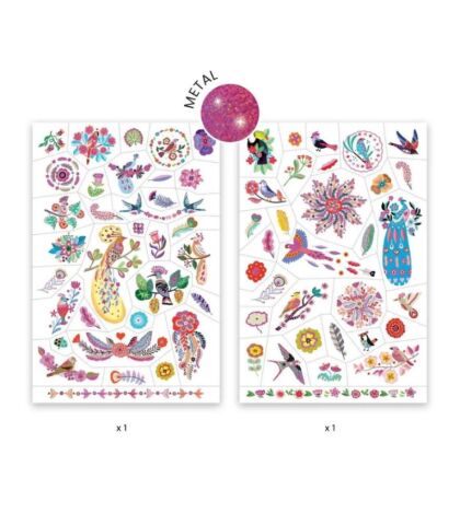 Djeco Dövme - Bright Birds