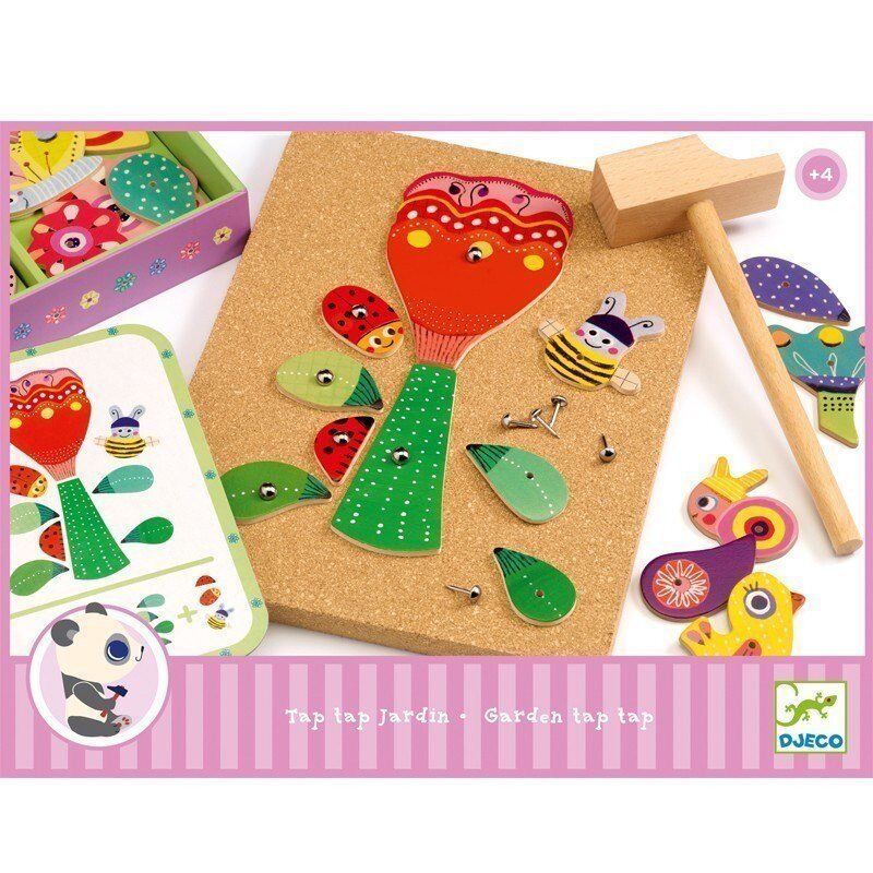 Djeco Tap Tap Garden Çakmalı Ahşap Oyun