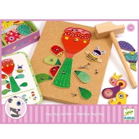 Djeco Tap Tap Garden Çakmalı Ahşap Oyun