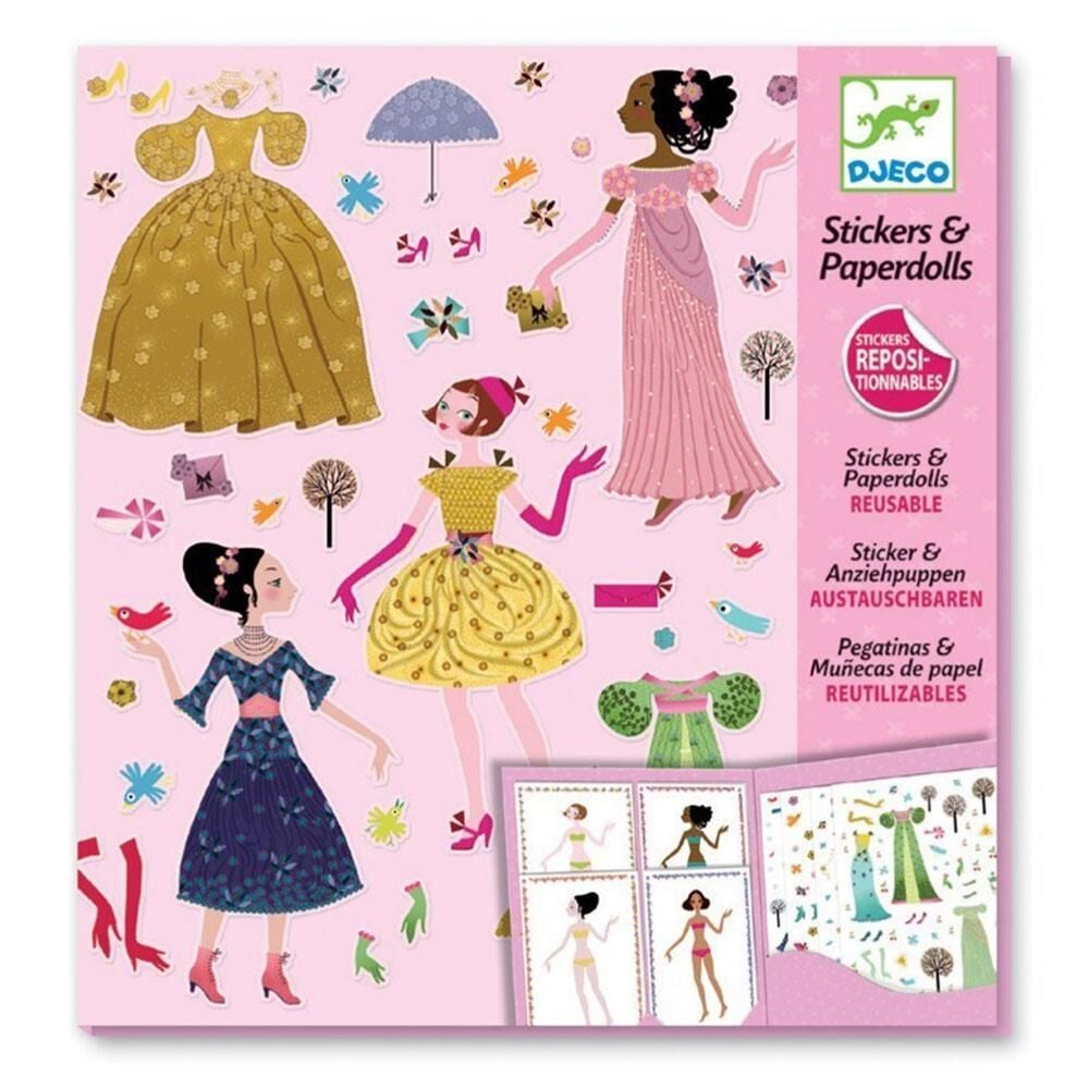 Djeco Kağıt Giydirme Seti / Dresses Through The Seasons