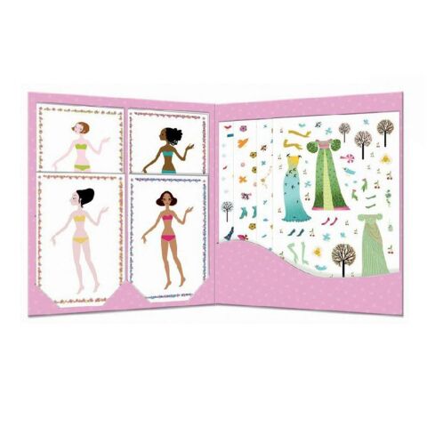 Djeco Kağıt Giydirme Seti / Dresses Through The Seasons