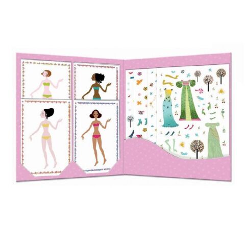 Djeco Kağıt Giydirme Seti / Dresses Through The Seasons