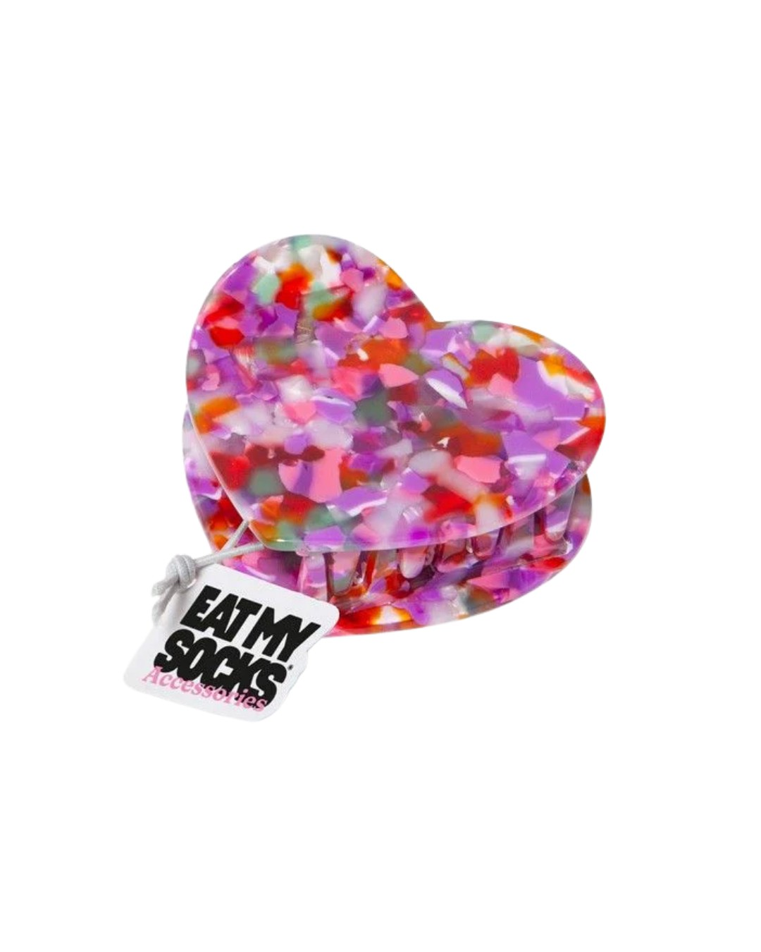 Eat My Socks - Heart Çok Renkli Mandal Toka