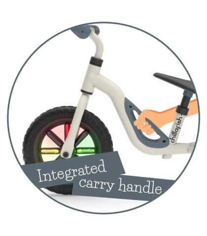 Chillafish - Charlie Glow- Denge Bisikleti - Işıklı(10 inç) - Bej