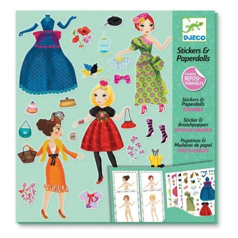 Djeco Kağıt Giydirme Seti / Massive Fashion