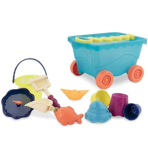 B.Toys Turkuaz Plaj Vagonu  / Wavy-Wagon - Travel Beach Buggy