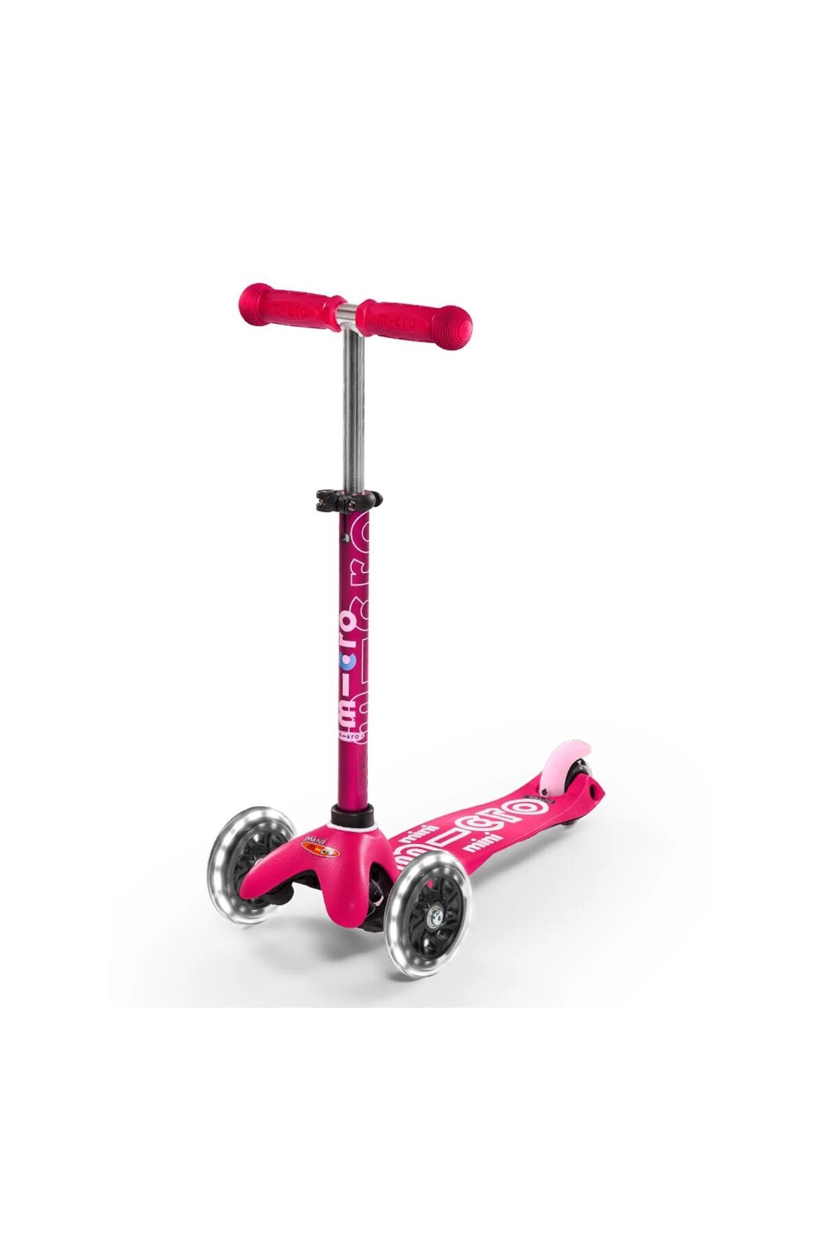Micro Mini Deluxe LED 3 Tekerlekli Scooter Pink