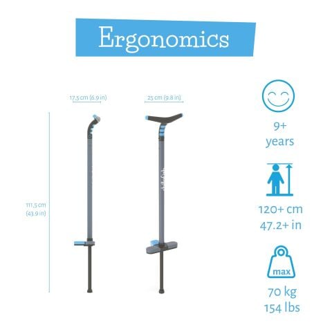 Chillafish - Poogi - Pogo Stick - Mavi (Genç)