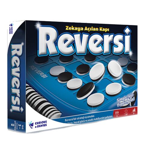 Curious and Genius Reversi - 5+ Yaş Eğitici Akıl Oyunları