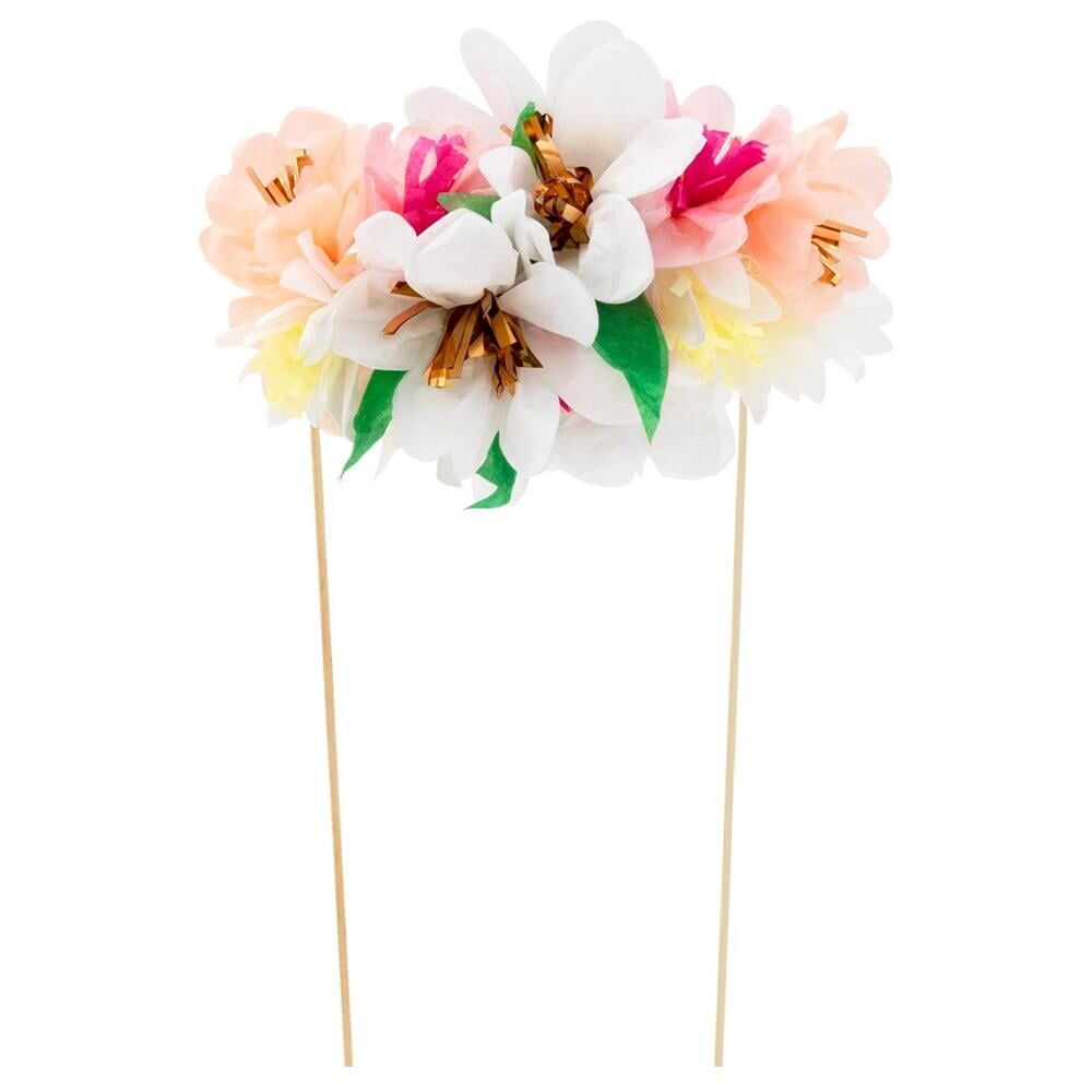 Meri Meri - Flower Bouquet Cake Topper - Çiçek Buketi Pasta Süsü