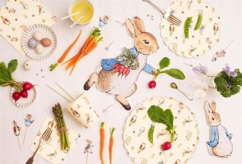 Meri Meri - Peter Rabbit & Friends Party Picks - Peter Rabbit & Friends Parti Çubukları - 12'Li