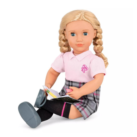 Our Generation Hally ve Kitabı Oyuncak Bebek 46 cm