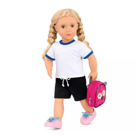 Our Generation Hally ve Kitabı Oyuncak Bebek 46 cm