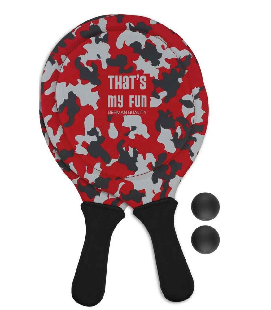 That's My Fun Plaj Tenisi - Camo Kırmızı