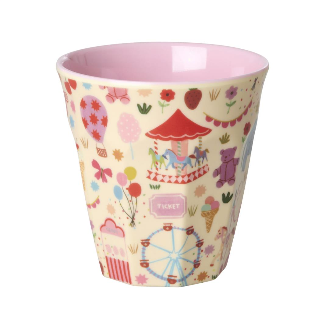 Rice - Melamin Bardak - Pembe Lunapark