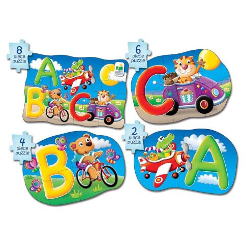 The Learning Journey Dört Puzzle Bir Arada / Harfler