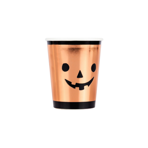 Meri Meri - Bakır Balkabağı Bardaklar - 8 Adet