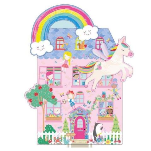 Floss & Rock 3'ü 1 Arada - 100 Parça Yap - Boz / Rainbow Fairy