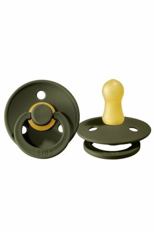 Bibs Colour Kauçuk Emzik - Hunter Green - 0-6 Ay