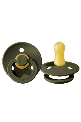 Bibs Colour Kauçuk Emzik - Hunter Green - 0-6 Ay