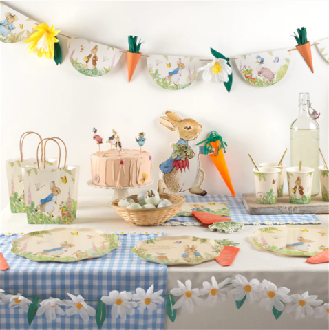 Meri Meri - Peter Rabbit Side Plates - Peter Rabbit Tabaklar - 8'Li