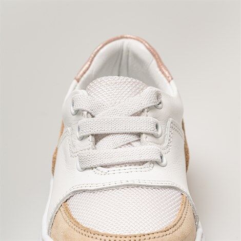 Merli&Rose Roam Sneaker | Beyaz - Simli Pembe
