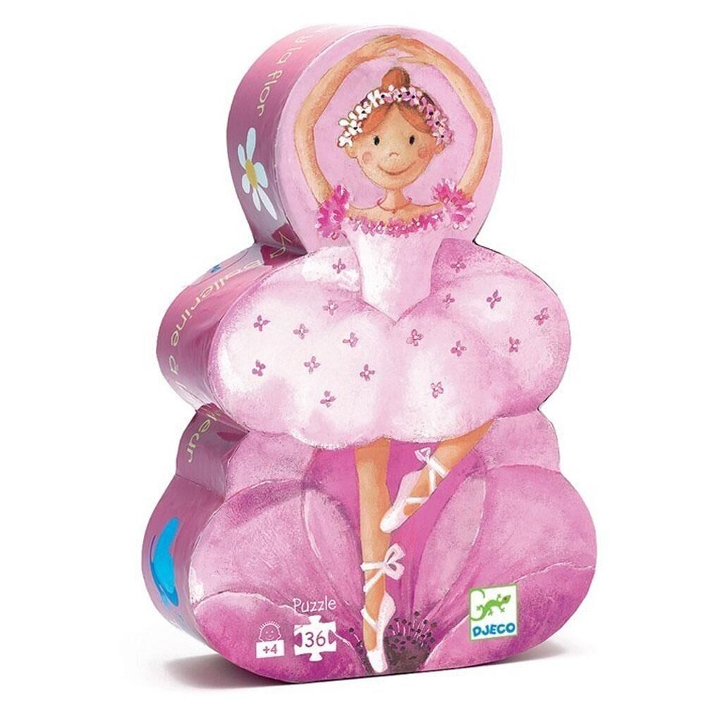 Djeco Dekoratif Puzzle 36 Parça / The Ballerina With The Flower